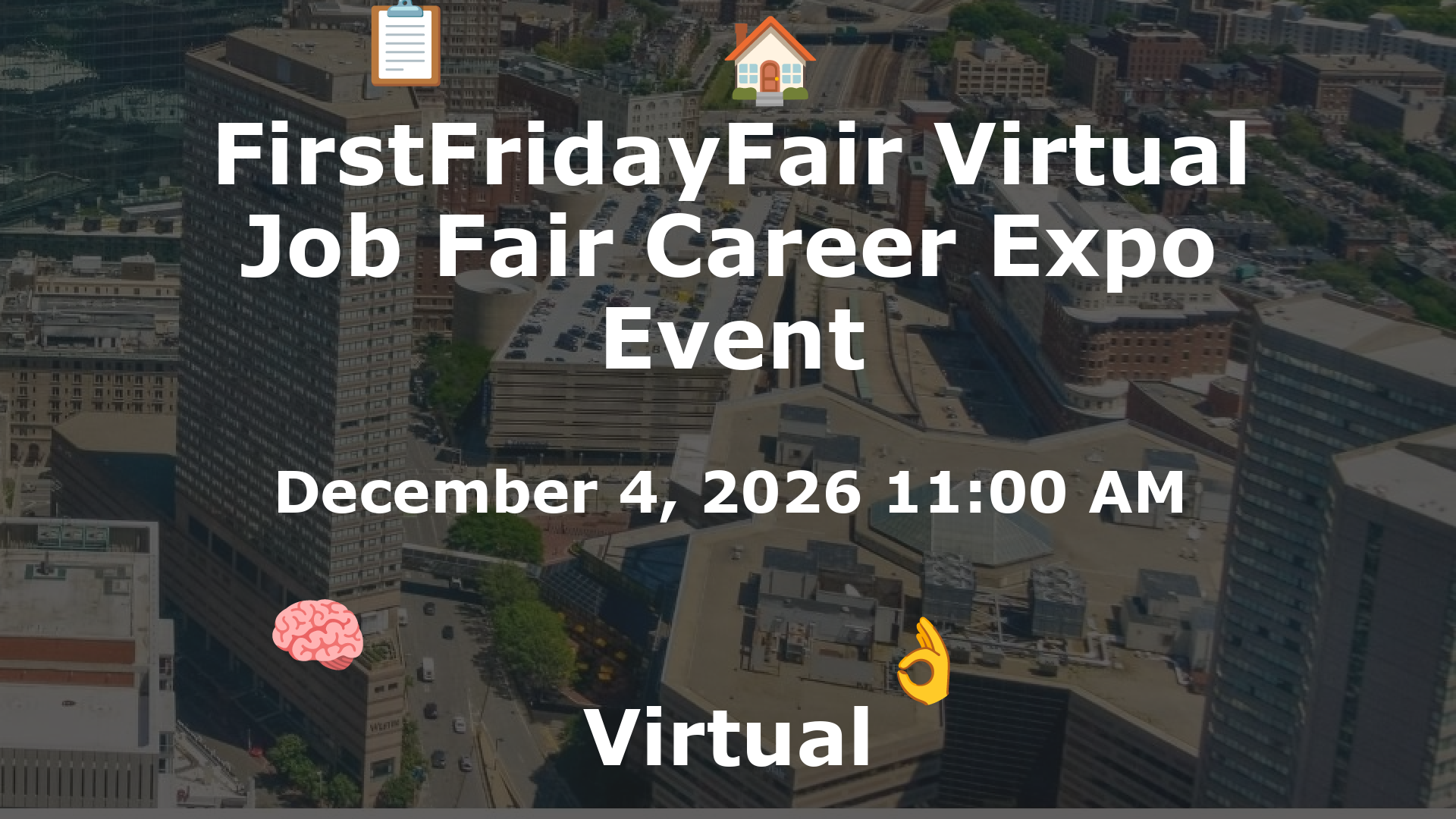 FirstFridayFair Virtual Job Fair Career Expo Event event image